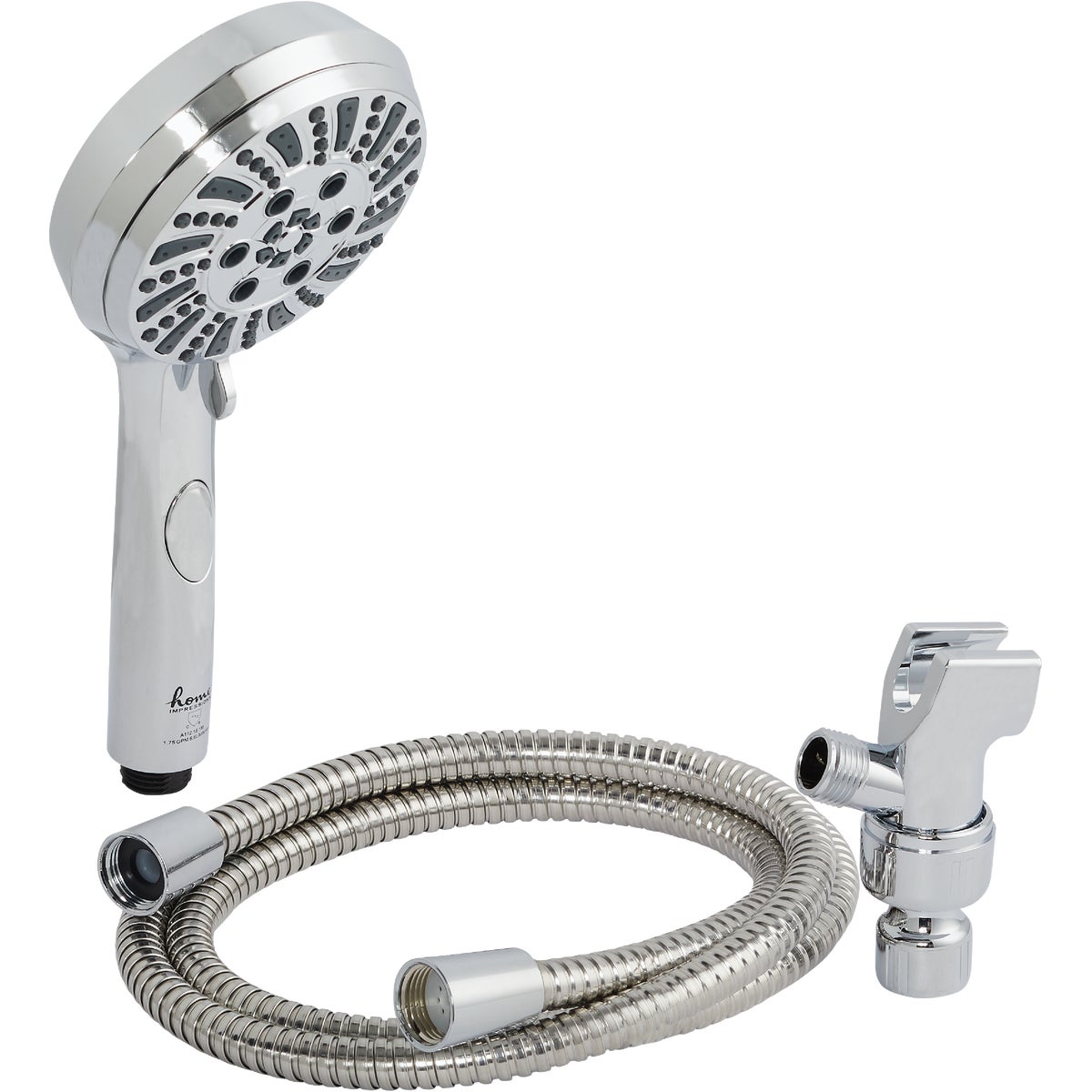 Home Impressions 6-Spray 1.8 GPM Handheld Shower Head, Chrome Image 3