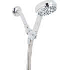 Home Impressions 6-Spray 1.8 GPM Handheld Shower Head, Chrome Image 1