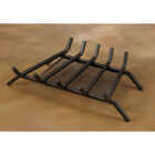 Home Impressions 24 In. Steel Fireplace Grate with Ember Screen Image 2