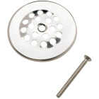 Do it Best 2 In. Dome Cover Tub Drain Strainer with Chrome Finish Image 1