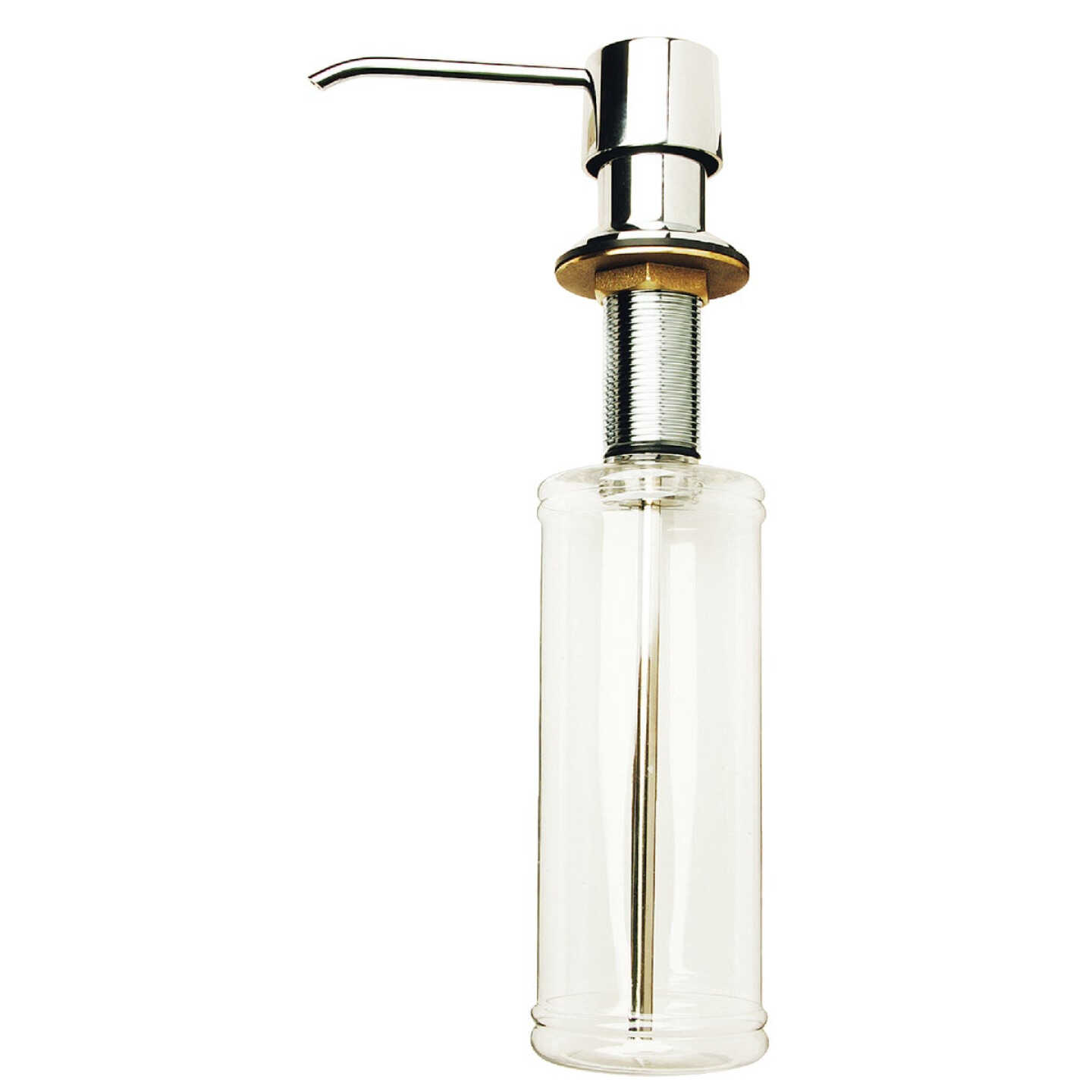 Do it Best Polished Chrome Clear Body Soap Dispenser Image 1