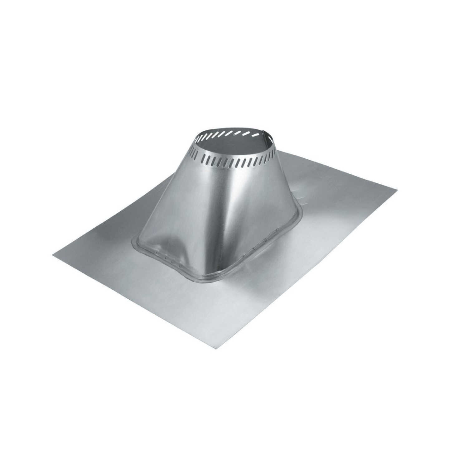 SELKIRK 6 In. Aluminum Adjustable Roof Pipe Flashing, 2/12 to 6/12 Roof Pitch Image 1