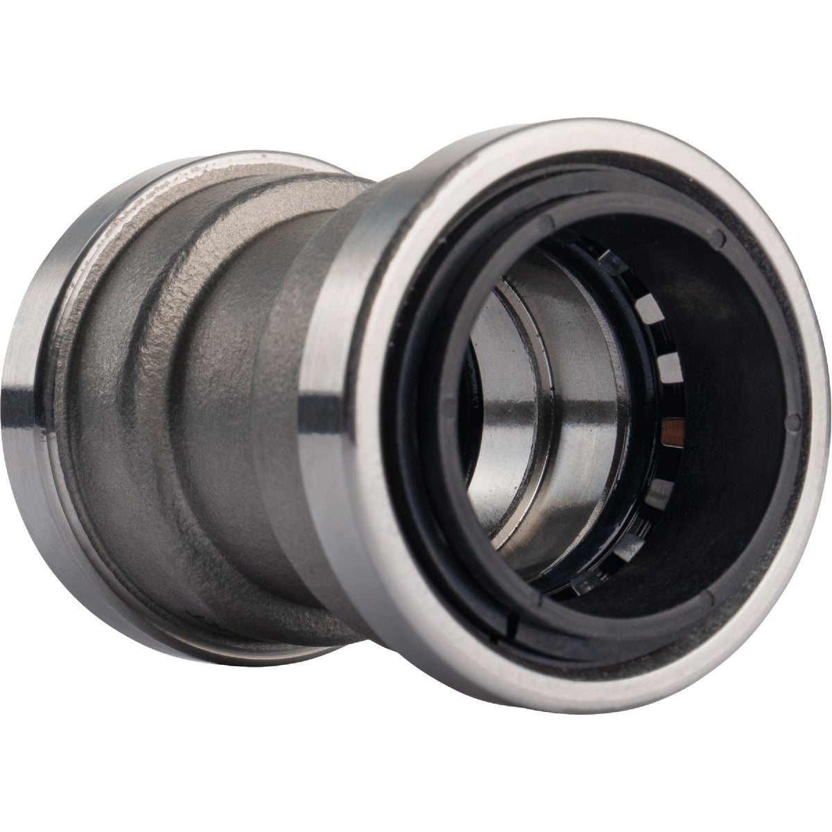 QuickFitting 1 In. Push-to-Connect Stainless Steel Straight Coupling