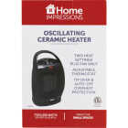 Home Impressions 1500W 120V Oscillating Ceramic Space Heater with PTC Image 2