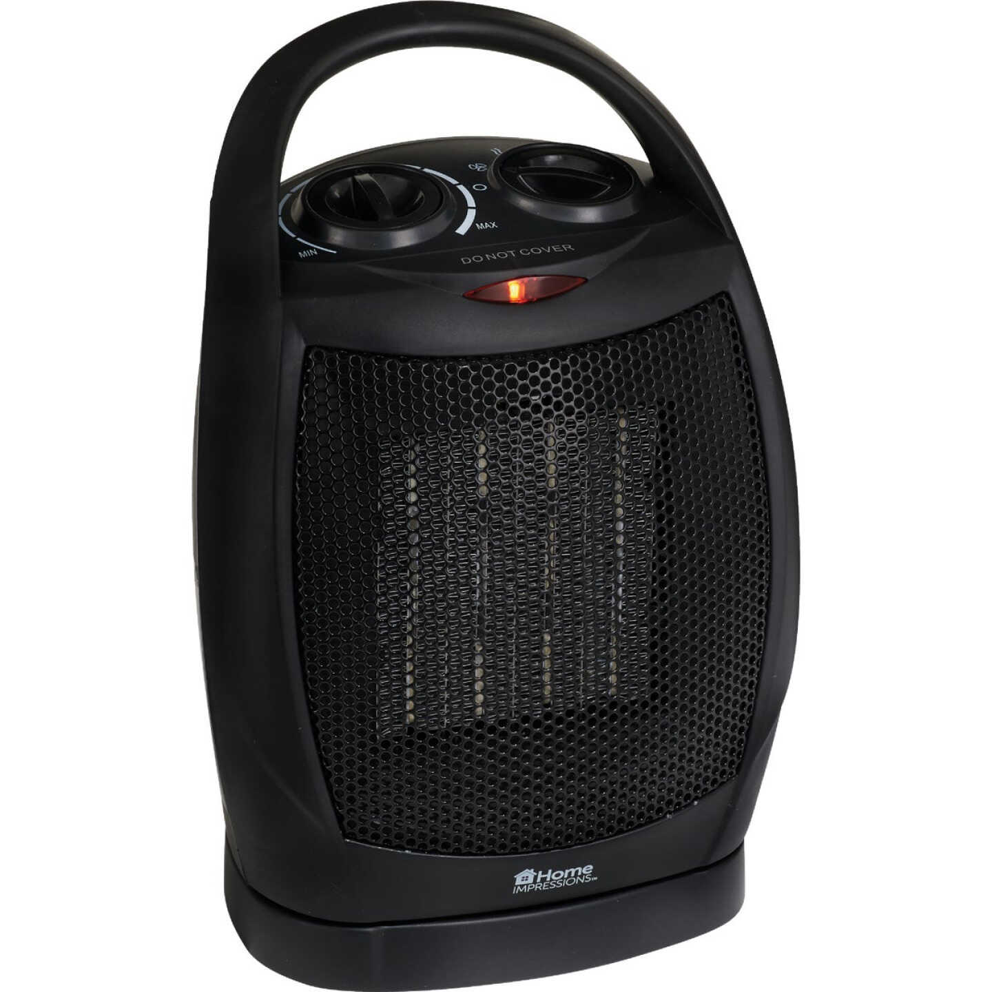 Home Impressions 1500W 120V Oscillating Ceramic Space Heater with PTC Image 1