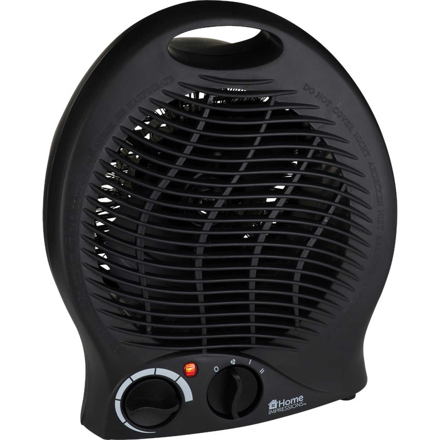Home Impressions 1500W 120V Electric Space Heater, Black Image 1