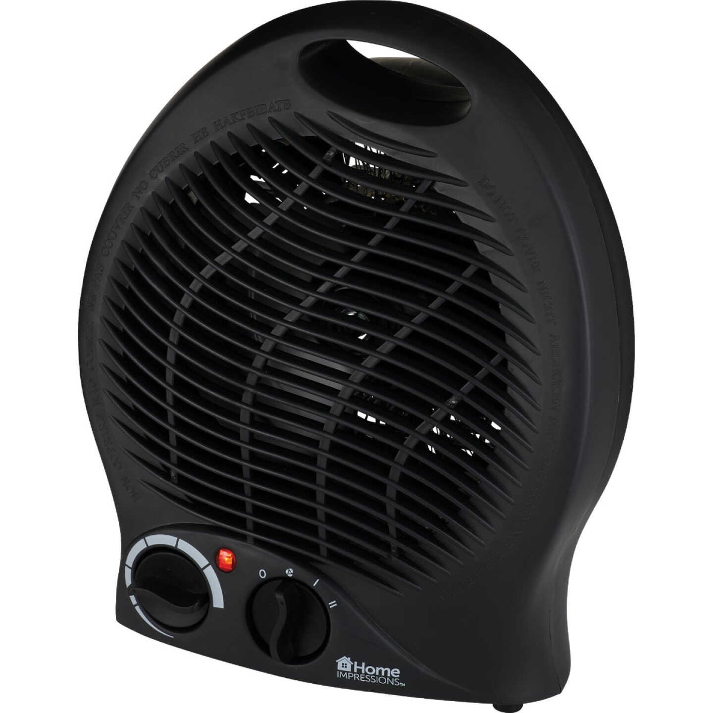 Home Impressions 1500W 120V Electric Space Heater, Black Image 3
