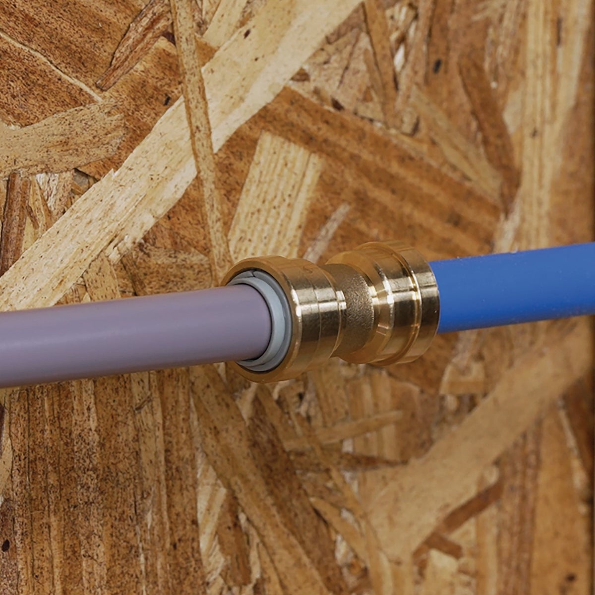 QuickFitting 3/4 In. x 3/4 In. Push-to-Connect Brass Polybutylene Transition (Conversion) Coupling Image 2