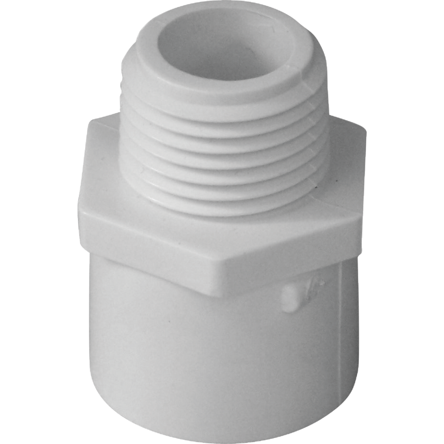 Charlotte Pipe 3/4 In. x 1 In. Schedule 40 Male PVC Adapter Image 1