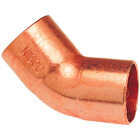 NIBCO 1-1/2 In. CxC 45 Deg. Copper Elbow (1/8 Bend) Image 1