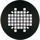 Sioux Chief 4-1/4 In. Matte Black Snap-In Shower Drain Strainer Image 1