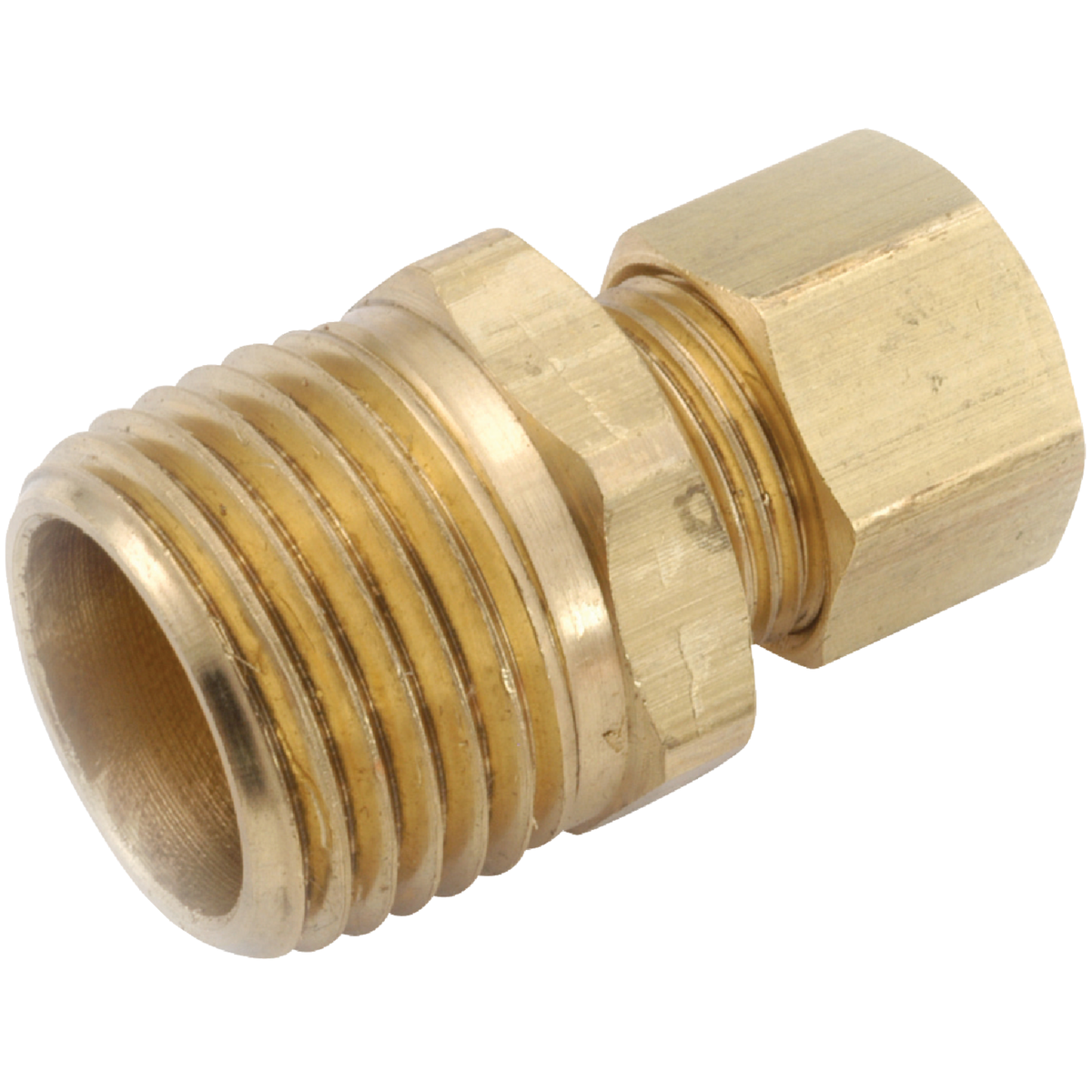 Anderson Metals 1/2 In. x 1/2 In. Brass Male Union Compression Adapter Image 1