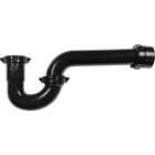 Do it Best 1-1/2 In. to 1-1/4 In. Black Plastic P-Trap with Reducer Washer Image 3