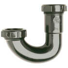 Do it Best 1-1/2 In. Black Plastic J-Bend Image 1