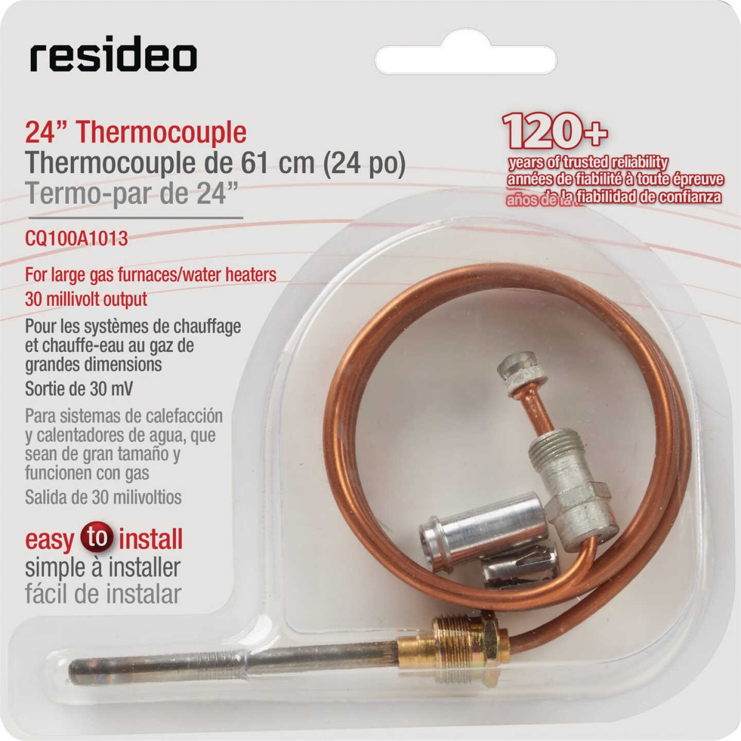 Resideo 24 In. 30mV Universal Thermocouple Image 1