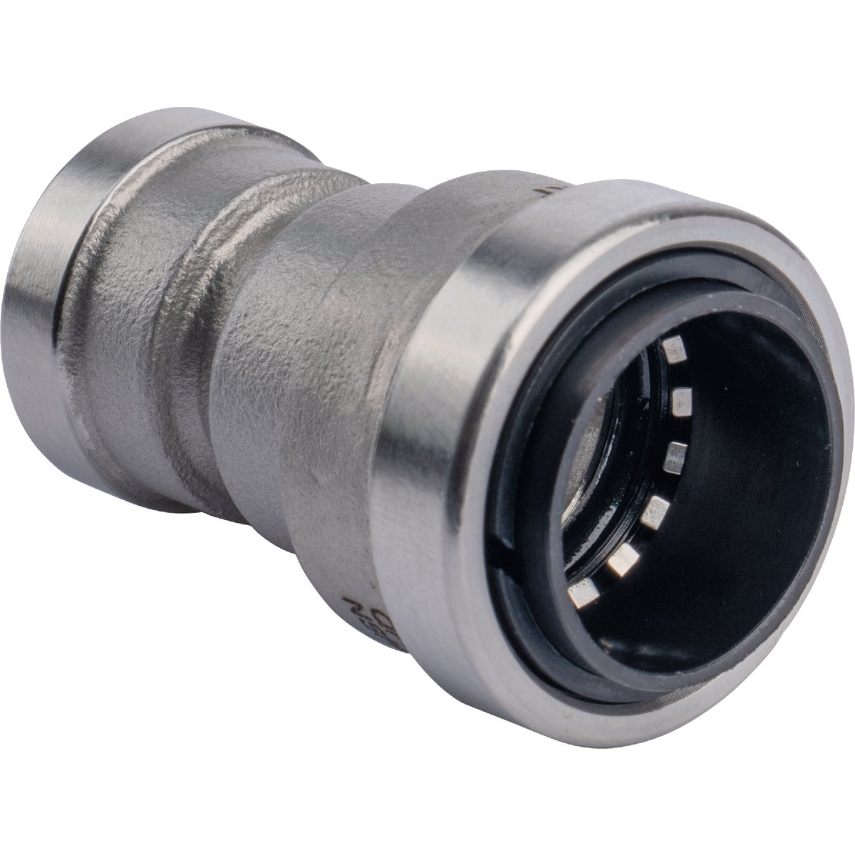 QuickFitting 3/4 In. x 1/2 In. Push-to-Connect Stainless Steel Reducing Coupling Image 4
