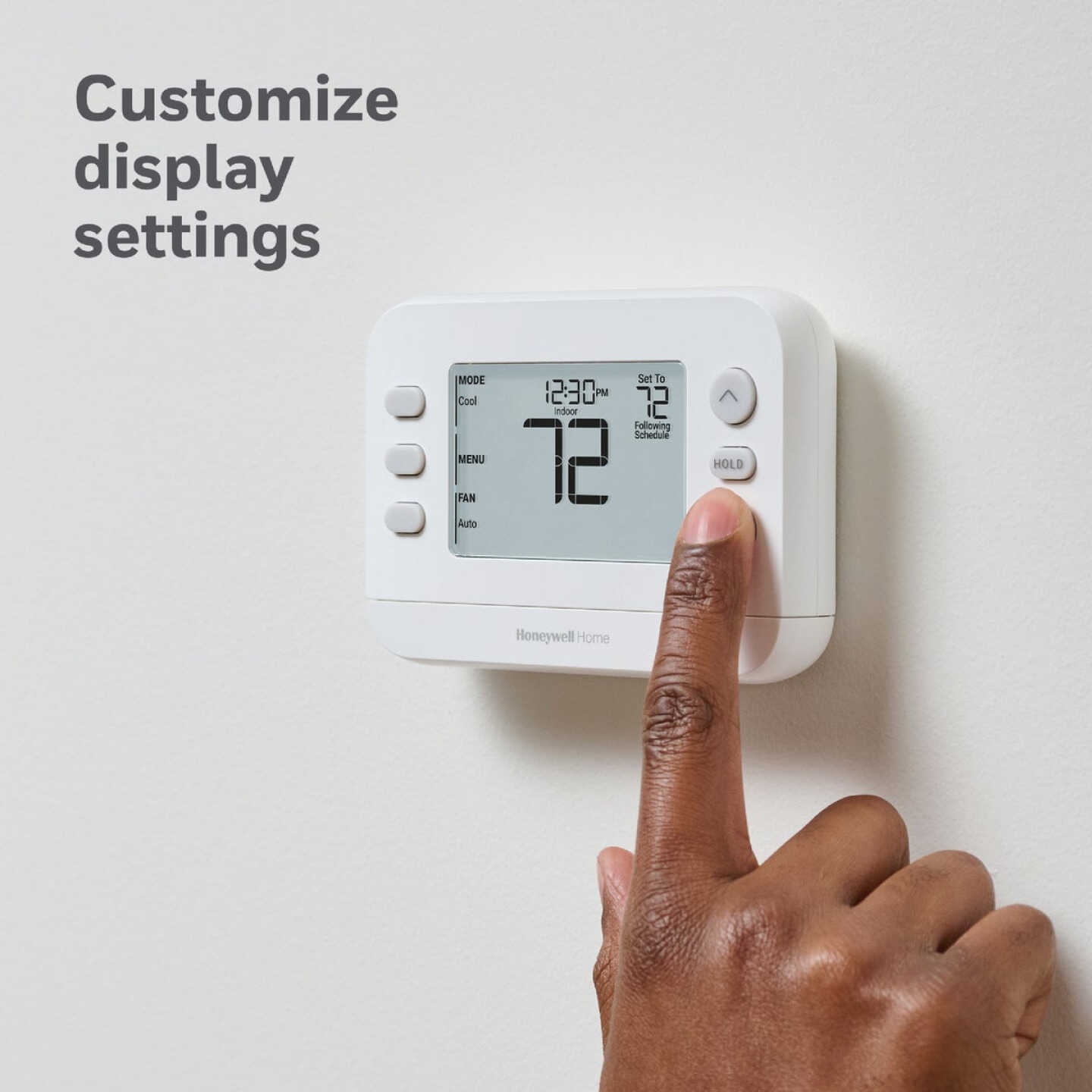Honeywell Home X2P 5-2 Day Schedule Programmable White Digital Thermostat Image 3