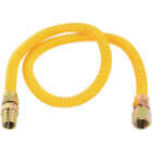 Eastman 3/8 In. OD x 36 In. 1/2 In. FIP x 1/2 In. MIP (Tapped 3/8 In. FIP) Coated Stainless Steel Gas Connector Image 1