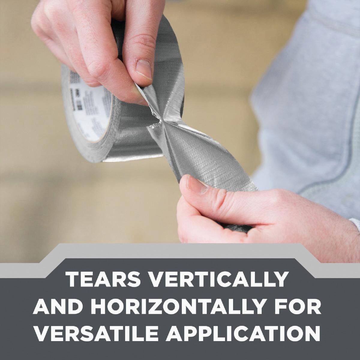 3M 1.88 In. x 20 Yd. Heavy Duty Duct Tape, Gray Image 6