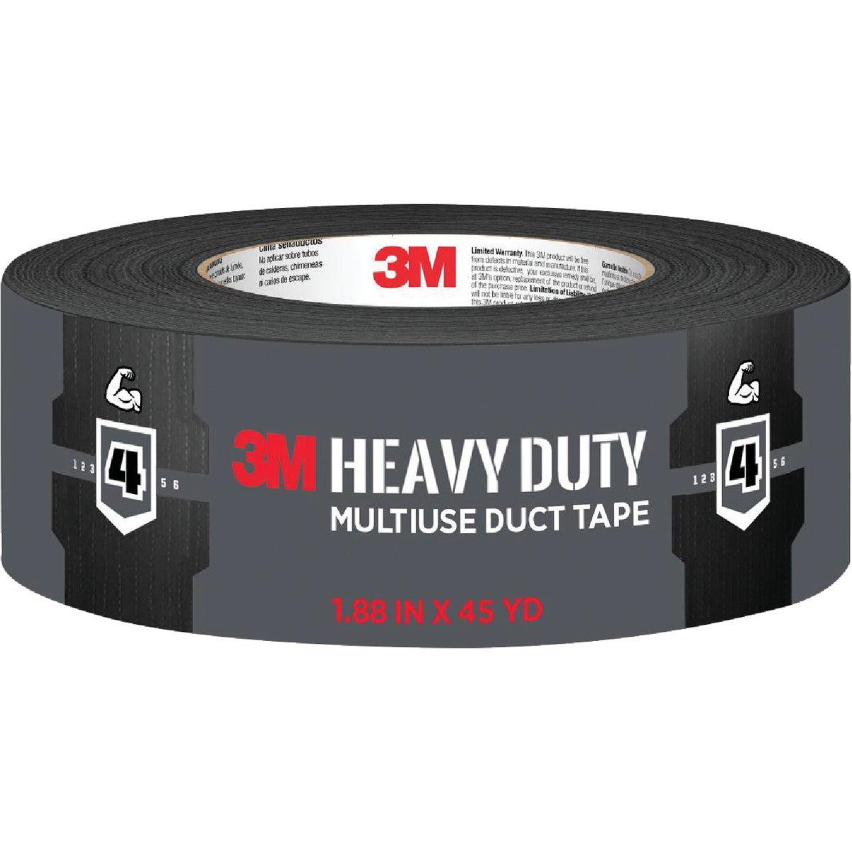 3M 1.88 In. x 45 Yd. Heavy Duty Duct Tape, Black