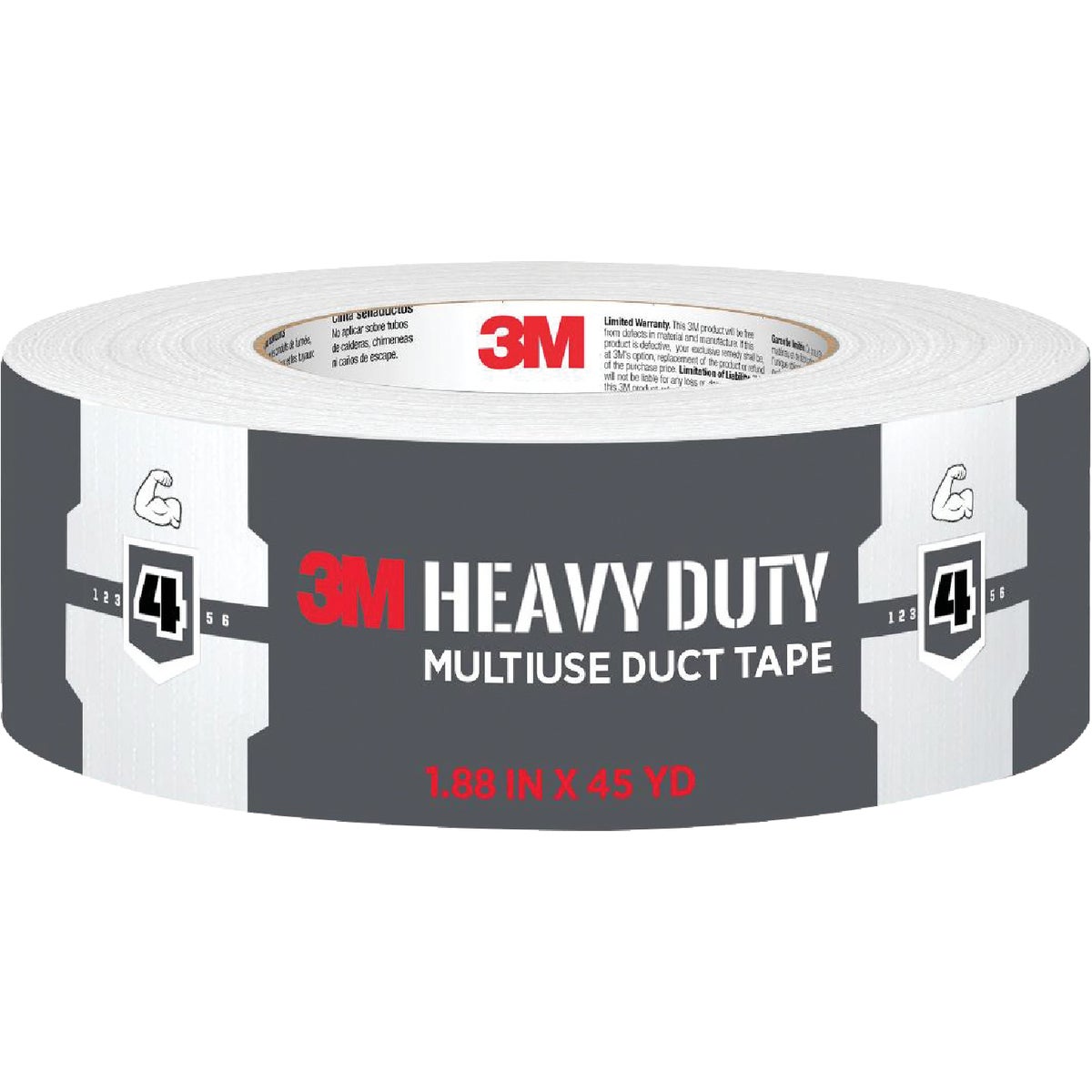 3M 1.88 In. x 45 Yd. Heavy Duty Duct Tape, White