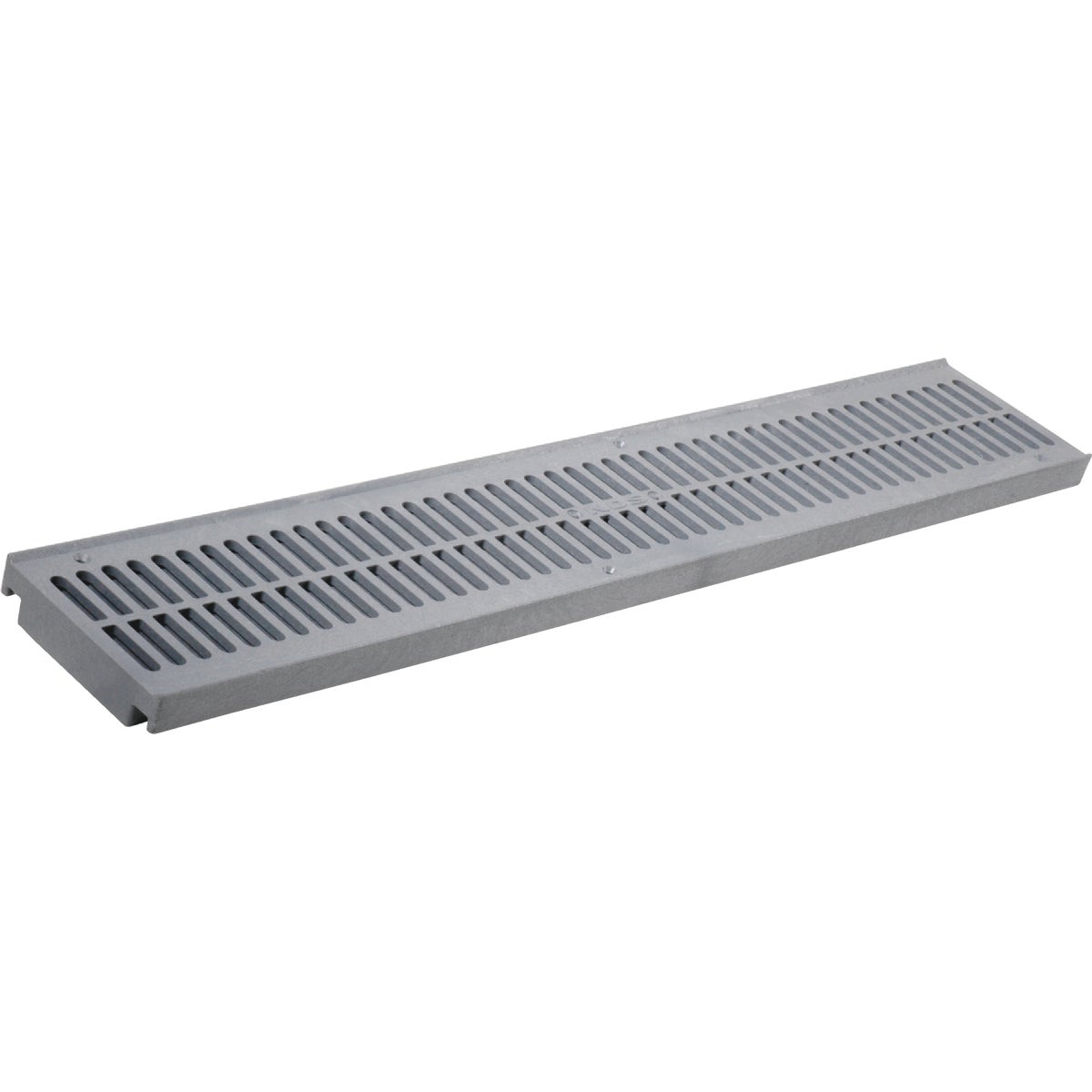 NDS Spee-D 4-1/8 In. W. x 24 In. L. Gray Structural Foam Polyethylene Channel Grate Image 1