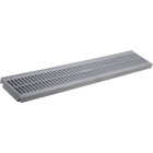 NDS Spee-D 4-1/8 In. W. x 24 In. L. Gray Structural Foam Polyethylene Channel Grate Image 1