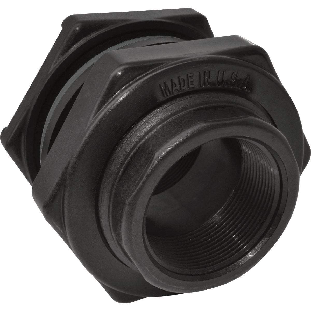 Abbott 2 In. Polypropylene Bulkhead Fitting