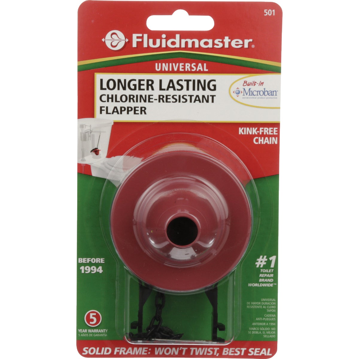 Fluidmaster 2 In. Universal Chlorine-Resistant Flapper Image 4
