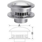 SELKIRK RV 5 In. x 10 In. x 5-1/4 In. Gas Vent Cap Image 1
