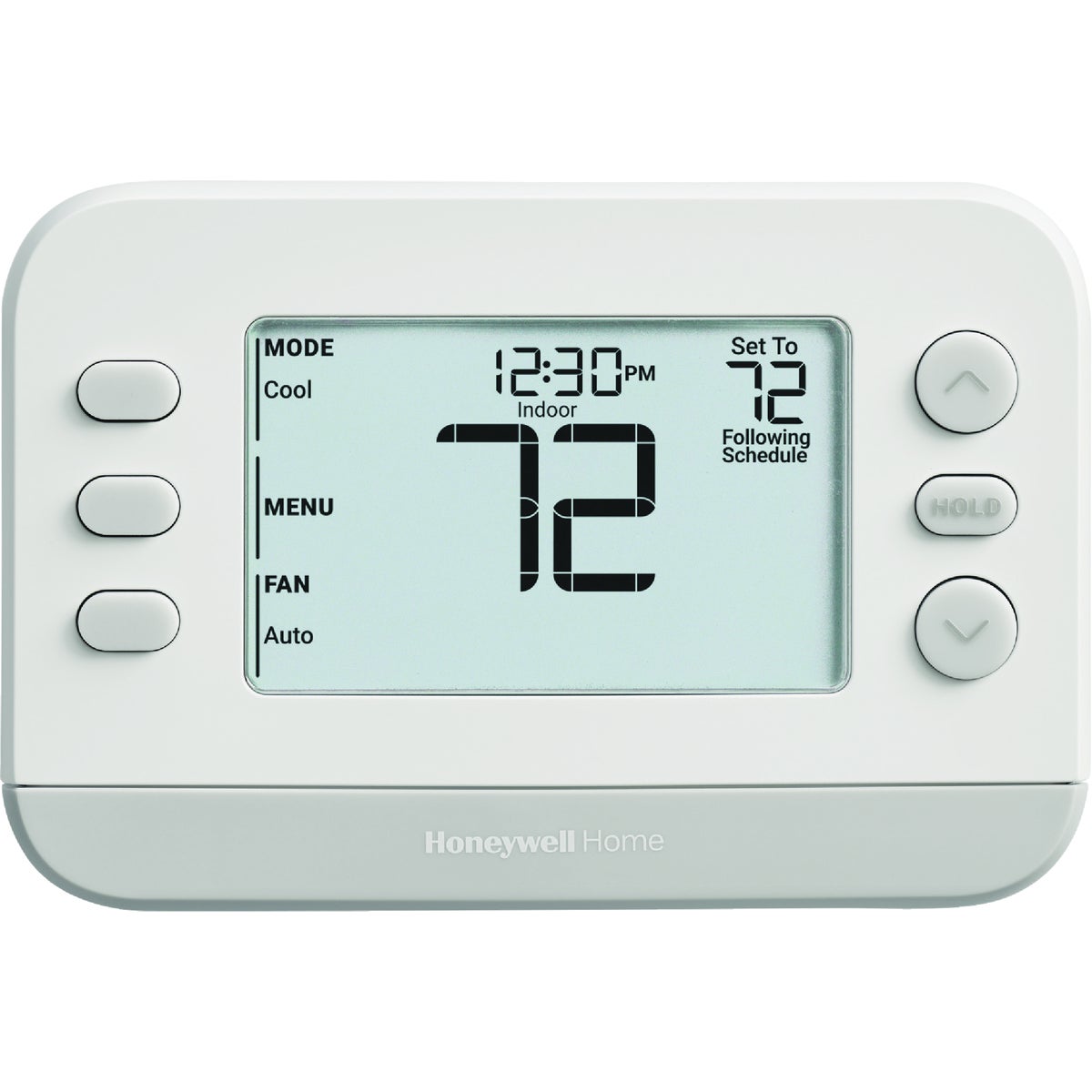 Honeywell Home X2P Flexible Schedule Single-Stage Programmable White Digital Thermostat