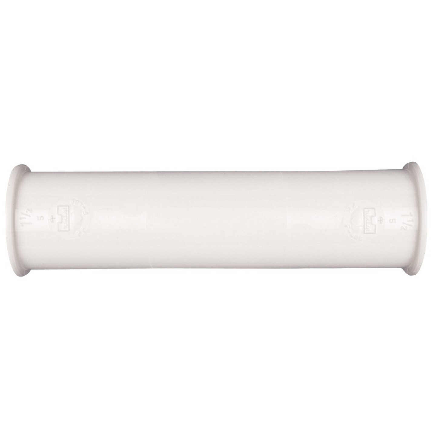 Do it Best 1-1/2 In. x 16 In. White Plastic Double-Flanged Sink Tailpiece Image 1