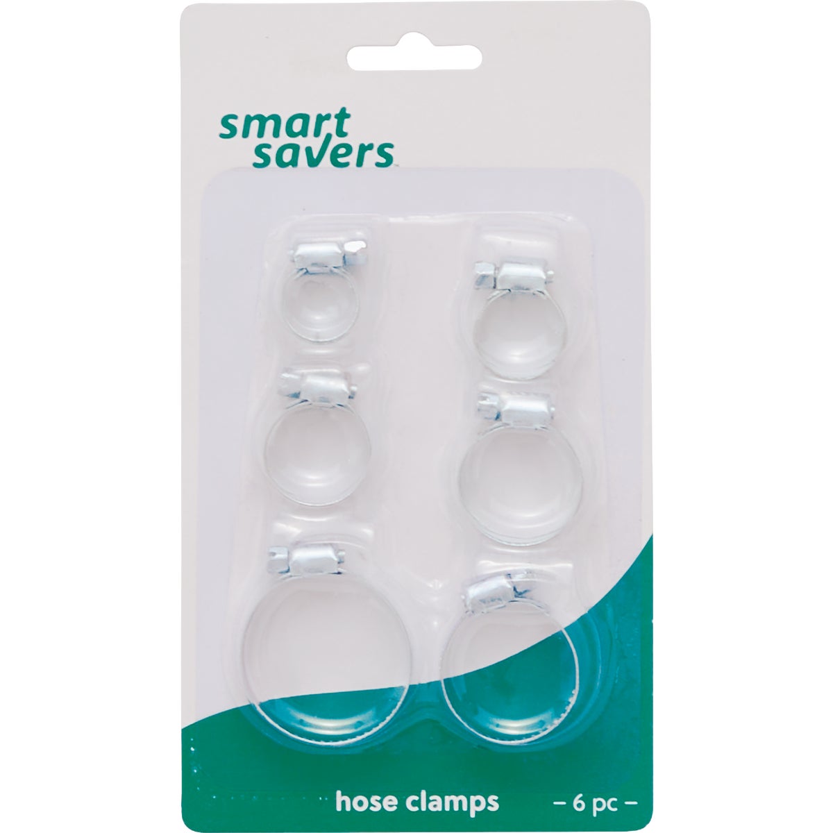 Smart Savers 1.7 Cm. - 3.7 Cm. Hose Clamp (6-Pack)