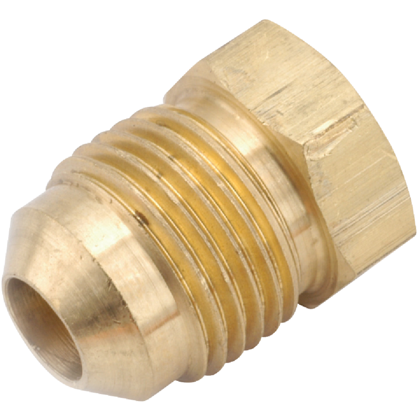 Anderson Metals 3/8 In. Brass Flare Plug Image 1