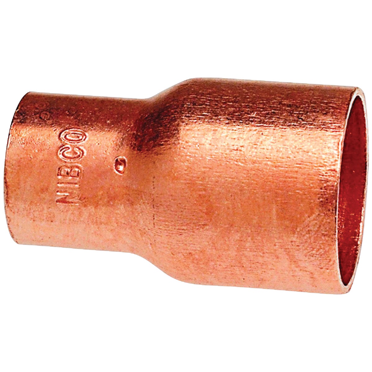 NIBCO 1/2 In. x 1/4 In. Reducing Copper Coupling with Stop Image 1