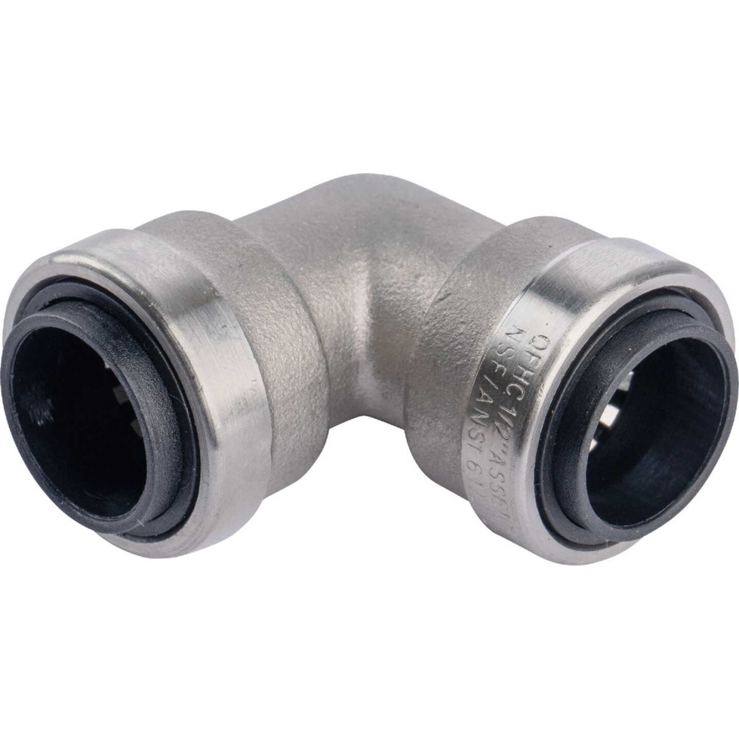 QuickFitting 1/2 In. x 1/2 In. Push-to-Connect Stainless Steel 90-Degree Elbow Image 5