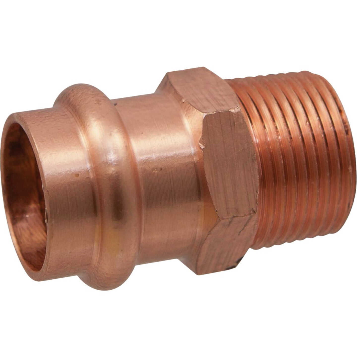 NIBCO 3/4 In. Press x 3/4 In. Male Copper Adapter (10-Pack) Image 1