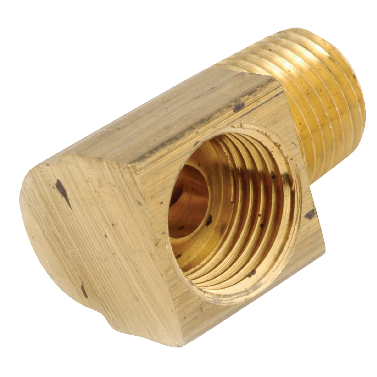 Anderson Metals 3/16 In. x 1/8 In. Male 90 Deg. Inverted Flare Brass Elbow (1/4 Bend) Image 1