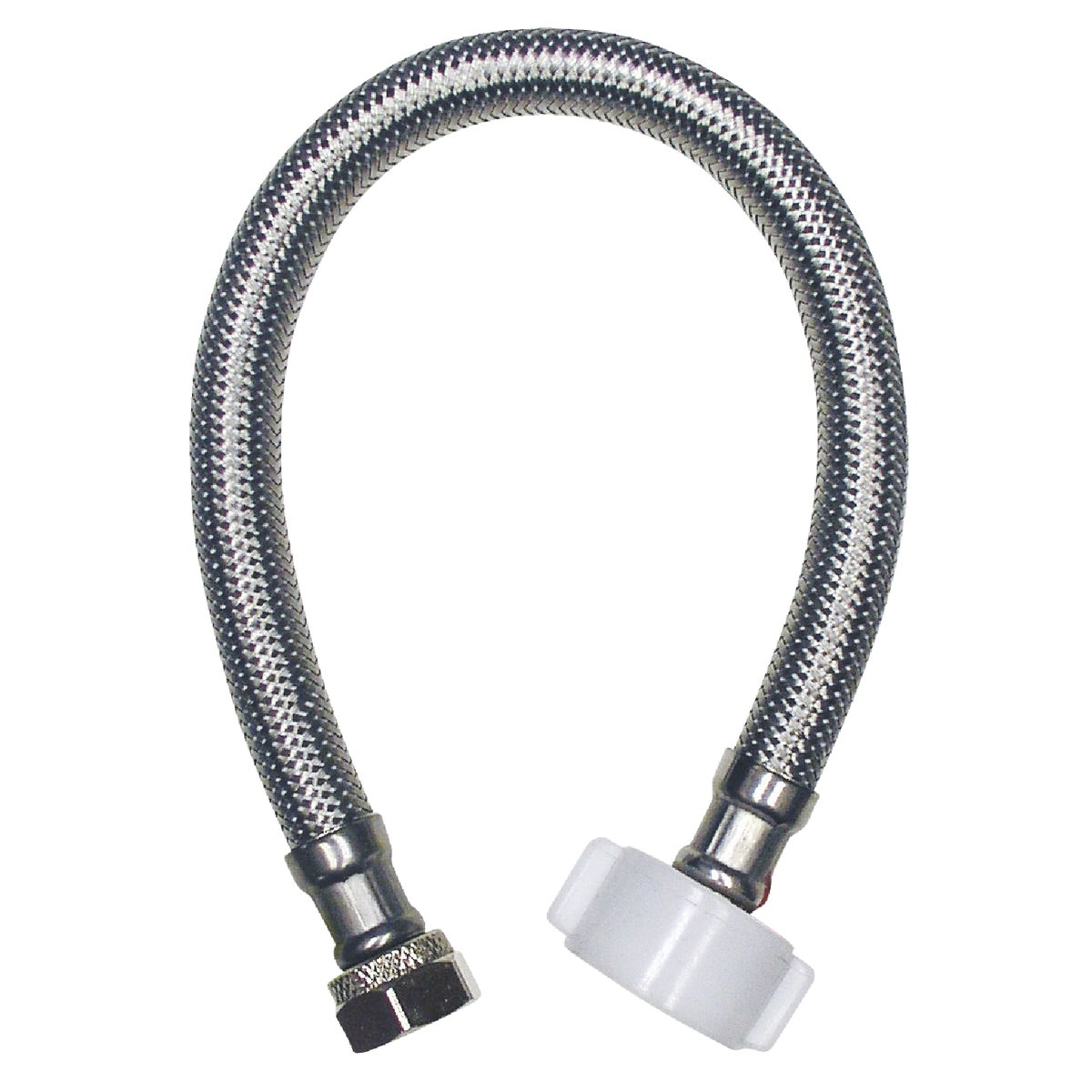 ProLine 3/8 In. FL x 7/8 In. BC x 12 In. Braided Stainless Steel Toilet Supply Line