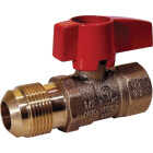 Dormont 1/2 In. OD Male Flare x 1/2 In. FIP Forged Brass Gas Shutoff Valve Image 1