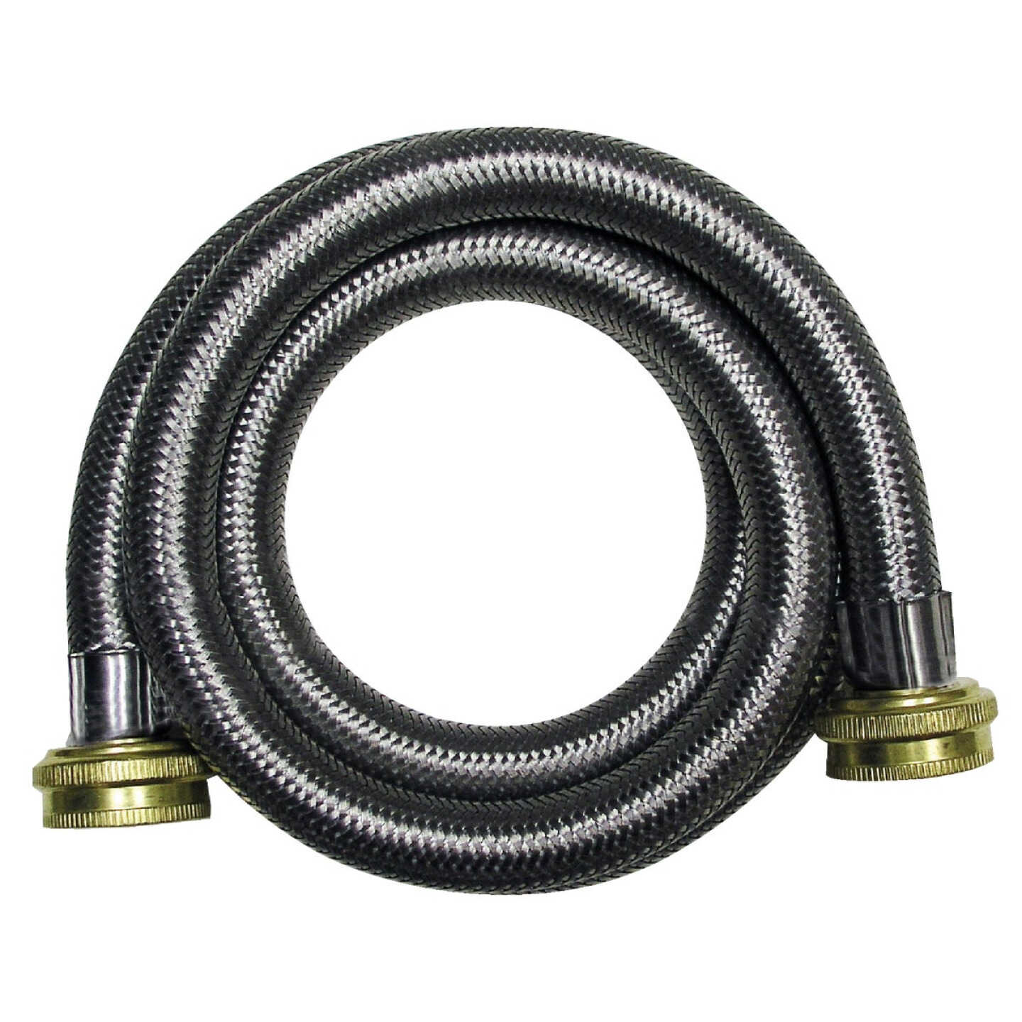 Do it Best 3/4 In. FHT x 3/4 In. FHT x 48 In. Braided Stainless Steel Washing Machine Connector Image 1