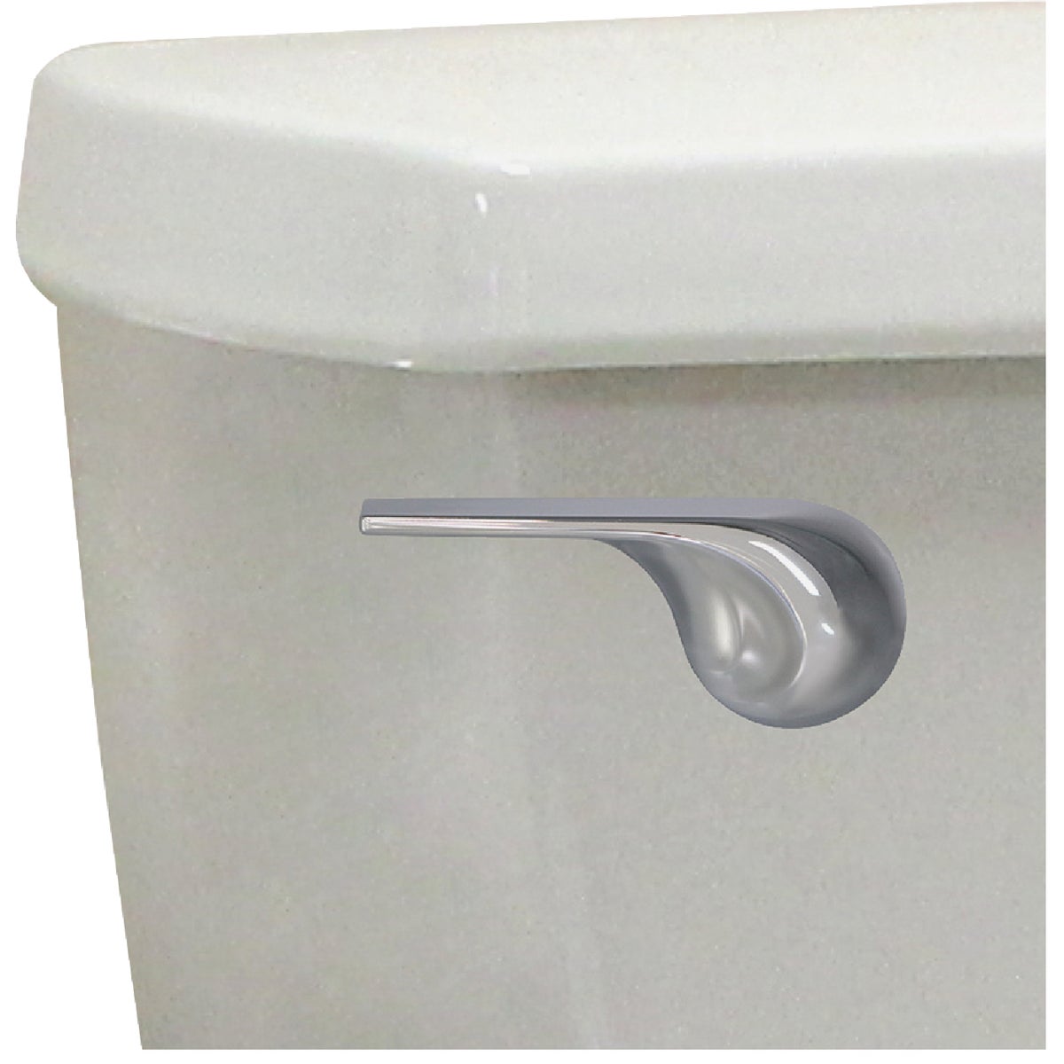 Korky StrongARM Universal Chrome Tank Lever with Wave Style Handle Image 4