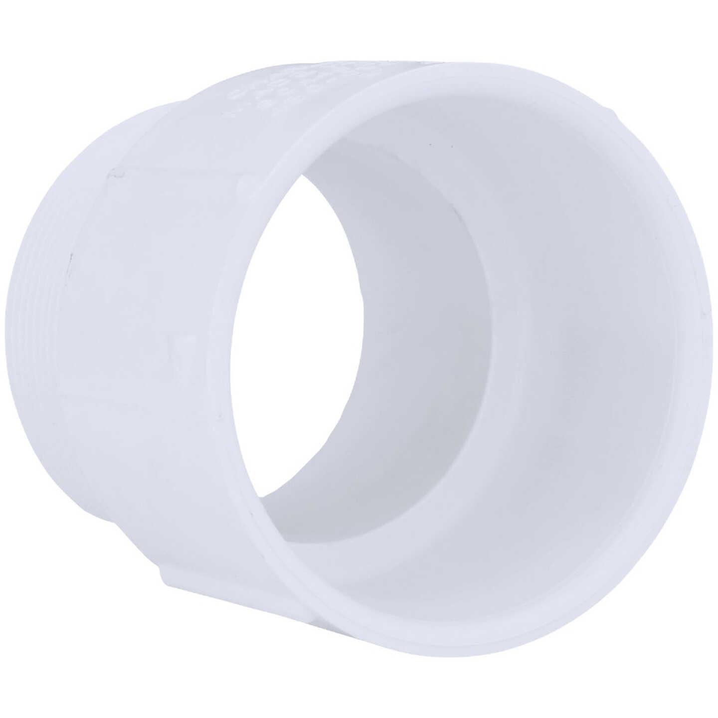 Charlotte Pipe Reducing Schedule 40 3 in. S x 3 in. M.I.P. PVC Adapter Image 1