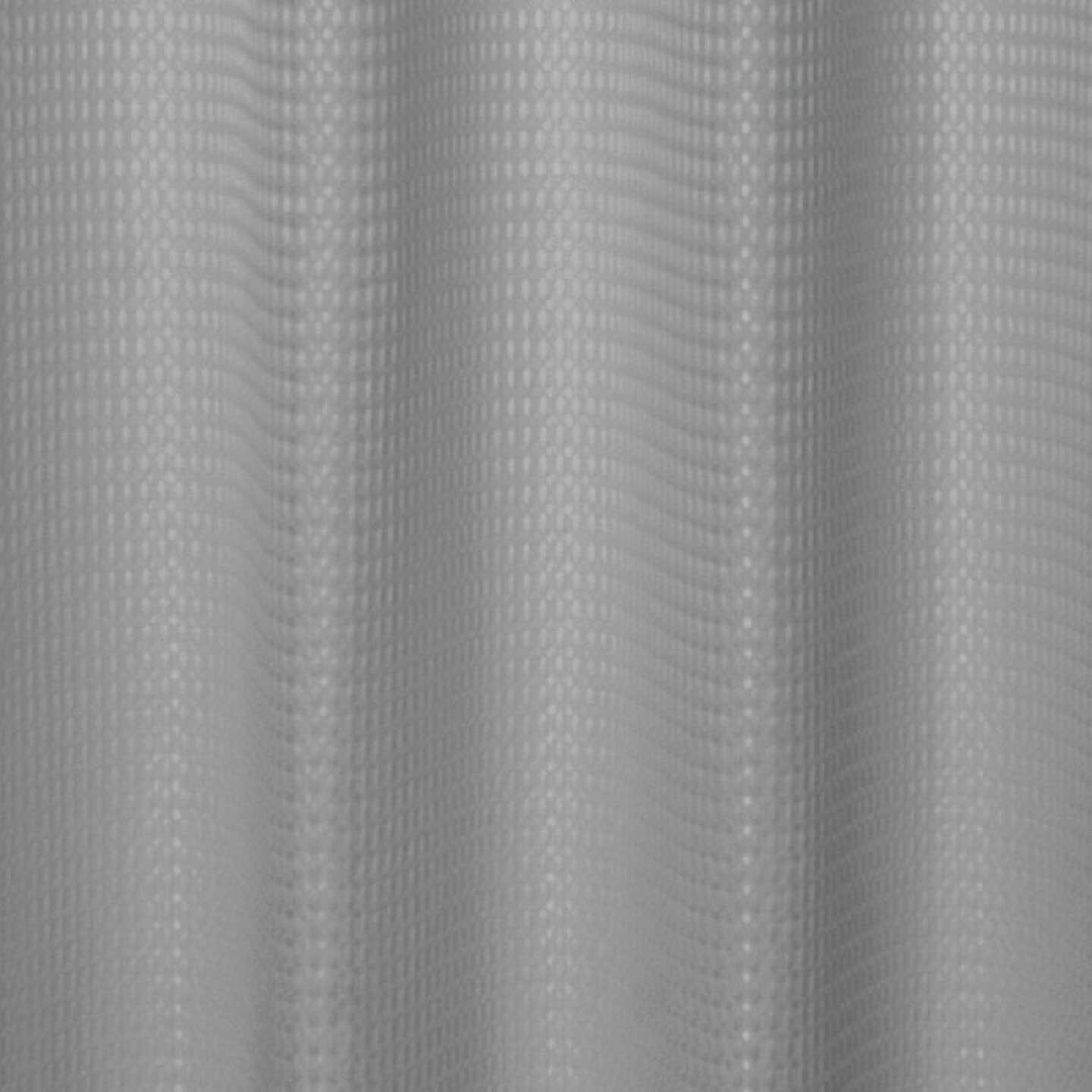 Zenna Home 70 In. x 72 In. Steel Gray Luxury Spa Waffle Shower Curtain Image 4