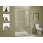 Sterling Finesse 47-5/8 In. W. X 70-5/16 In. H. Nickel Frameless Clear Sliding Shower Door Image 1