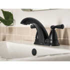 Moen Banbury 2-Handle Lever Low Arc Centerset Bathroom Faucet, Matte Black Image 2