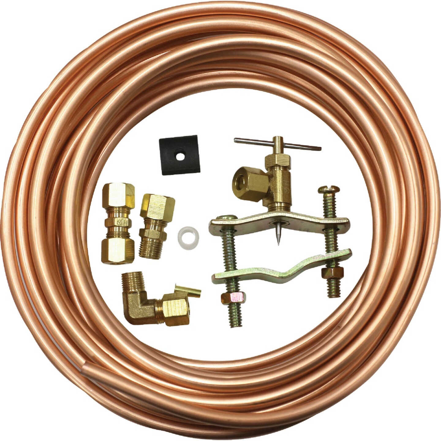 Lasco 20 Ft. x 1/4 In. Copper Tubbing Ice Maker Installation Kit Image 1