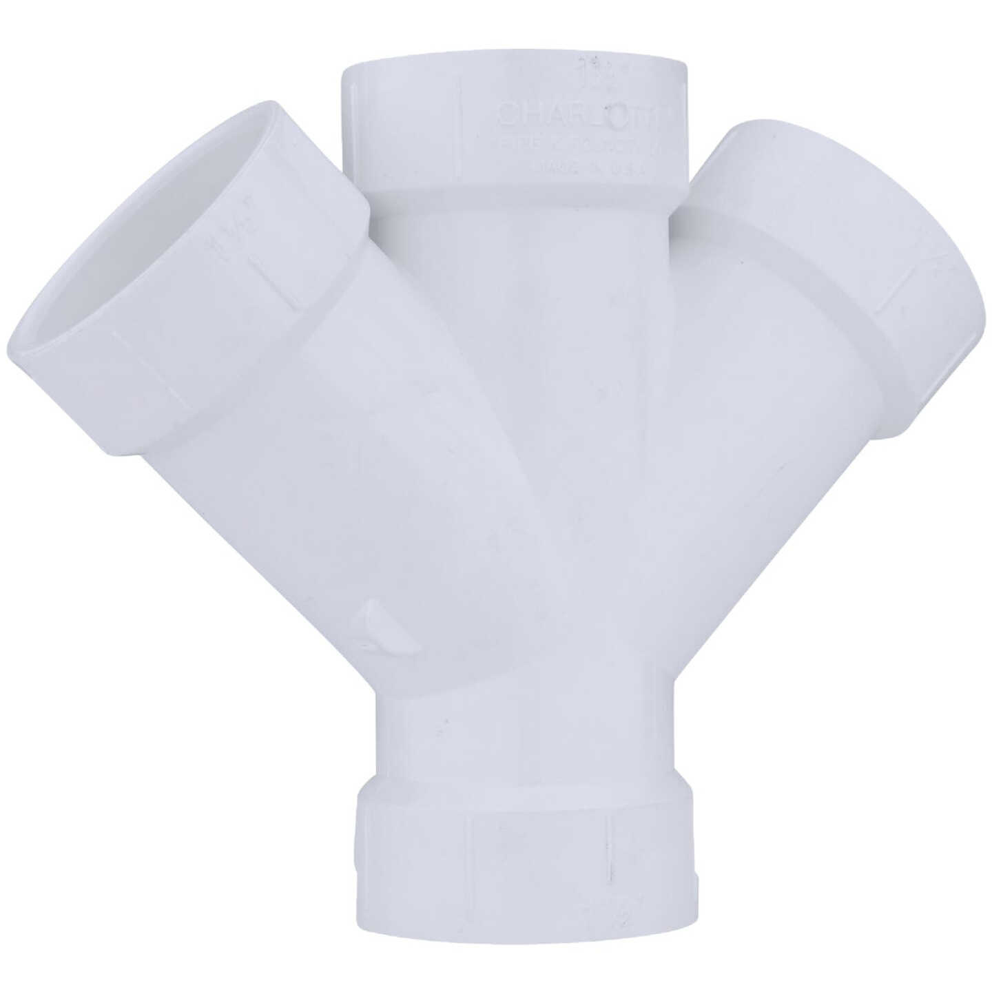 Charlotte Pipe 1-1/2 In. Schedule 40 DWV PVC Double Wye Image 1