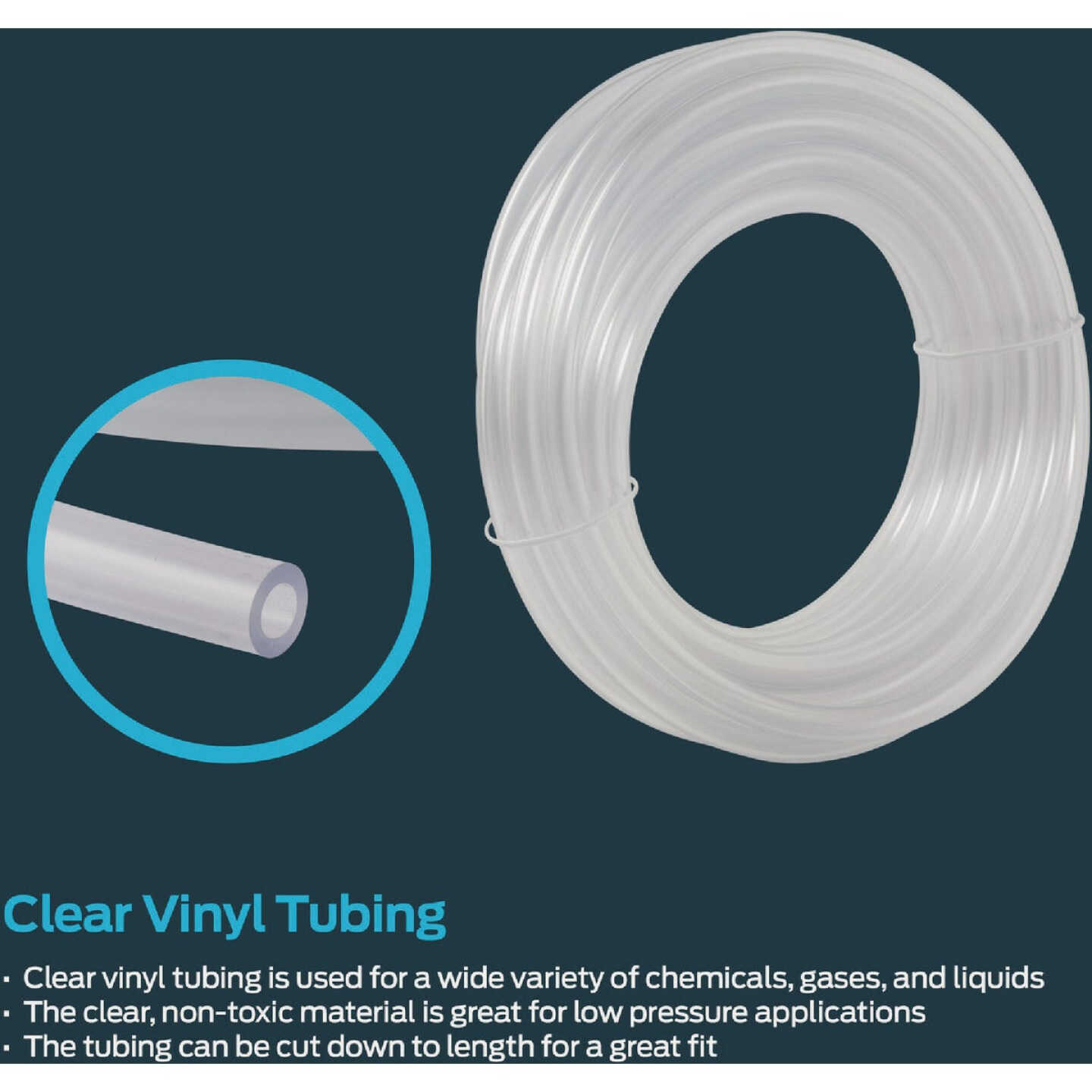 Eastman EZ-Flo 10 Ft. Clear Vinyl Tubing 1/16 In. ID x 1/4 In. OD Image 4