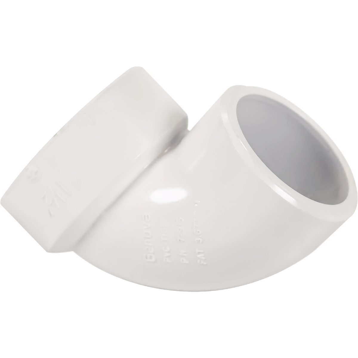 Charlotte Pipe 1-1/2 In. Schedule 40 90 Deg. DWV PVC Vent Street Elbow (1/4 Bend)